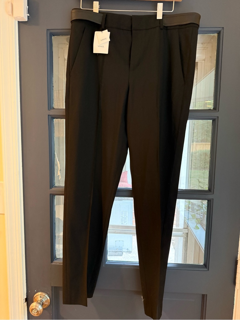 Vince Women’s Wool Black Dress Pants - Classic Tailored Fit 12